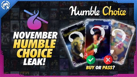 humble choice november 2023 leak|Humble Choice November Leaks : r/humblebundles